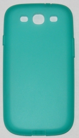 Силиконов гръб за Samsung i9300 Galaxy S3 с тапички Зелен