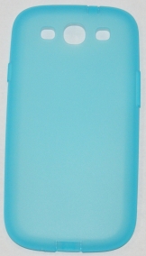 Силиконов гръб за Samsung i9300 Galaxy S3 с тапички Син