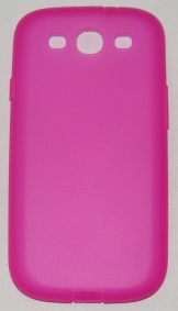 Силиконов гръб за Samsung i9300 Galaxy S3 с тапички Розов
