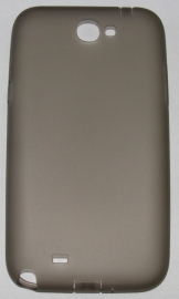 Силиконов гръб за Samsung N7100 Galaxy Note 2 с тапички Черен