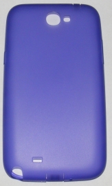 Силиконов гръб за Samsung N7100 Galaxy Note 2 с тапички Лилав