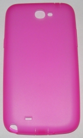 Силиконов гръб за Samsung N7100 Galaxy Note 2 с тапички Розов