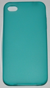 Силиконов гръб за Apple iPhone 4S с тапички Син