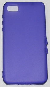 Силиконов гръб за BlackBerry Z10 с тапички Лилав