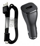 Зарядно за кола Samsung ECA-P10CBE + ECC1DU4BBE micro USB кабел