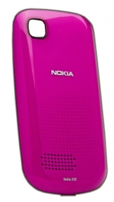 Заден капак за Nokia Asha 200/201 Розов