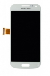 Дисплей + тъч + рамка за Samsung i9195 Galaxy S4 mini Бял