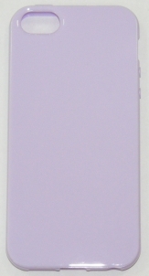Силиконов гръб за Apple iPhone 5 Гланц Лилав