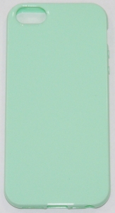 Силиконов гръб за Apple iPhone 5 Гланц Светло Зелен