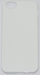Силиконов гръб за Apple iPhone 5 Гланц Бял