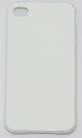 Силиконов гръб за Apple iPhone 4S Гланц Бял