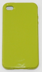 Силиконов гръб за Apple iPhone 4S Гланц Тъмно Зелен