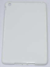 Силиконов гръб за Apple iPad mini Гланц Бял
