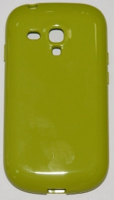 Силиконов гръб за Samsung i8190 Galaxy S3 mini Гланц Тъмно Зелен