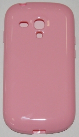 Силиконов гръб за Samsung i8190 Galaxy S3 mini Гланц Светло Розов