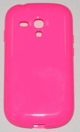 Силиконов гръб за Samsung i8190 Galaxy S3 mini Гланц Розов