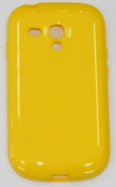Силиконов гръб за Samsung i8190 Galaxy S3 mini Гланц Жълт