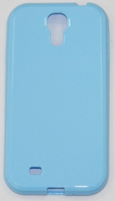 Силиконов гръб за Samsung i9500 Galaxy S4 Гланц Светло Син