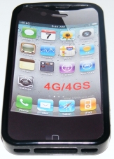 Силиконов гръб ТПУ за Apple iPhone 4G/4GS Черен