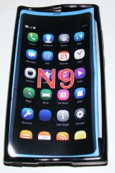 Силиконов гръб ТПУ за Nokia N9 Черен