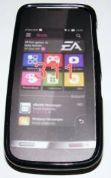 Силиконов гръб ТПУ за Nokia Asha 311 Черен