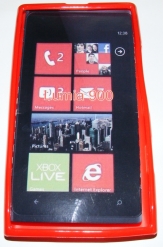 Силиконов гръб ТПУ за Nokia Lumia 900 Червен