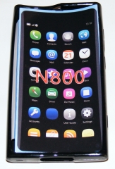 Силиконов гръб ТПУ за Nokia Lumia 800 Черен