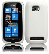 Силиконов гръб ТПУ за Nokia Lumia 710 Бял