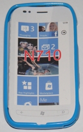 Силиконов гръб ТПУ за Nokia Lumia 710 Син