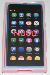 Силиконов гръб ТПУ за Nokia Lumia 800 Розов