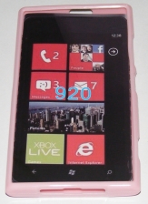Силиконов гръб ТПУ за Nokia Lumia 920 Розов