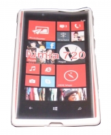 Силиконов гръб ТПУ за Nokia Lumia 720 Бял
