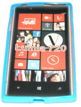 Силиконов гръб ТПУ за Nokia Lumia 720 Син