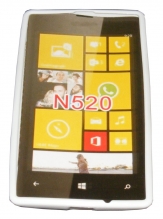 Силиконов гръб ТПУ за Nokia Lumia 520 Бял
