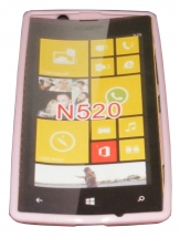 Силиконов гръб ТПУ за Nokia Lumia 520 Розов