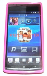 Силиконов гръб ТПУ за Sony Ericsson Xperia Arc X12 Розов