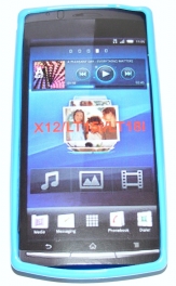 Силиконов гръб ТПУ за Sony Ericsson Xperia Arc X12 Син