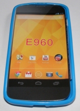 Силиконов гръб ТПУ за LG Nexus 4 E960 Син