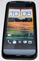 Силиконов гръб ТПУ за HTC One V Черен