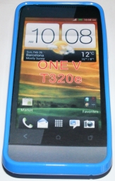 Силиконов гръб ТПУ за HTC One V Син