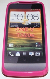Силиконов гръб ТПУ за HTC One V Розов