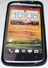 Силиконов гръб ТПУ за HTC One X Черен