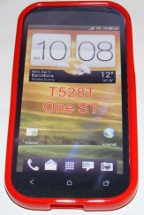 Силиконов гръб ТПУ за HTC One ST Червен