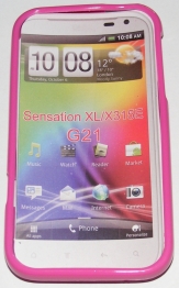 Силиконов гръб ТПУ за HTC Sensation XL G21 Розов