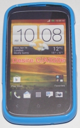 Силиконов гръб ТПУ за HTC Desire C A320e Син