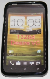 Силиконов гръб ТПУ за HTC Desire VC T328D Черен