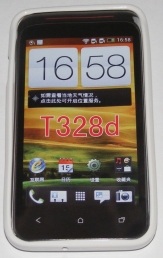 Силиконов гръб ТПУ за HTC Desire VC T328D Бял