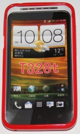Силиконов гръб ТПУ за HTC Desire VT T328t Червен
