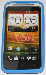 Силиконов гръб ТПУ за HTC Desire VT T328t Син