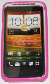 Силиконов гръб ТПУ за HTC Desire VT T328t Розов